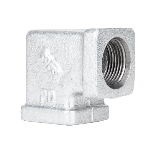 3/4 in. Galvanized Square 90 Degree Elbow - Sweatfully