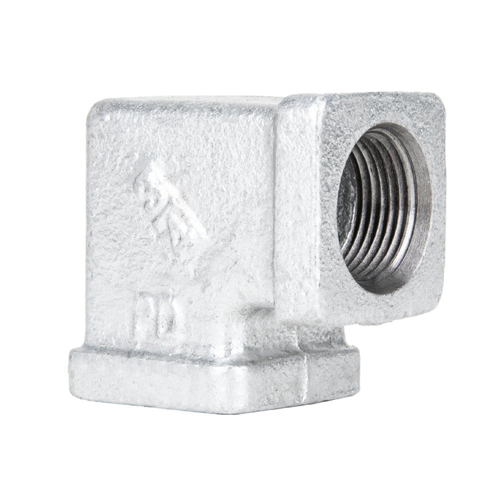 3/4 in. Galvanized Square 90 Degree Elbow - Sweatfully