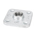 1/2 in. Galvanized Square Floor Flange - Sweatfully