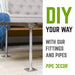 3/4 in. Galvanized Square Floor Flange - Sweatfully