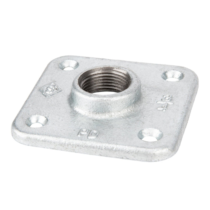 3/4 in. Galvanized Square Floor Flange - Sweatfully
