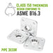3/4 in. Galvanized Square Floor Flange - Sweatfully