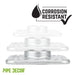 3/4 in. Galvanized Square Floor Flange - Sweatfully