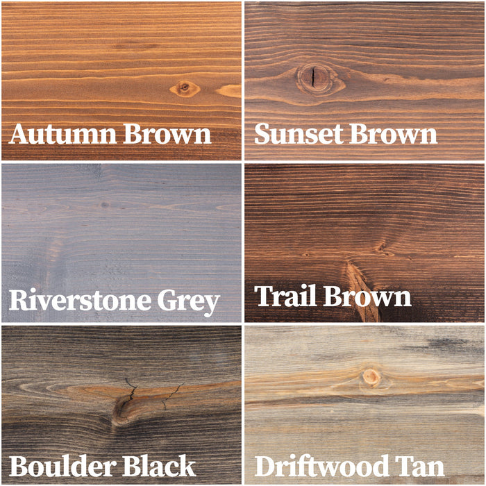 RESTORE Boulder Black 24 in. Shelves with L-Shaped Brackets - Sweatfully