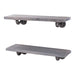 RESTORE Riverstone Grey 24 in. Shelves with L-Shaped Brackets - Sweatfully