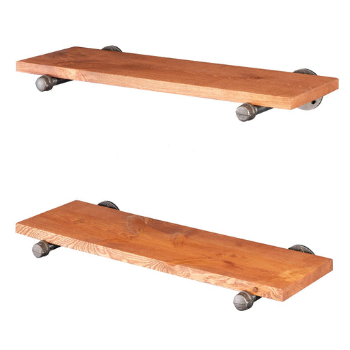 RESTORE Sunset Cedar 24 in. Shelves with Straight Brackets - Sweatfully