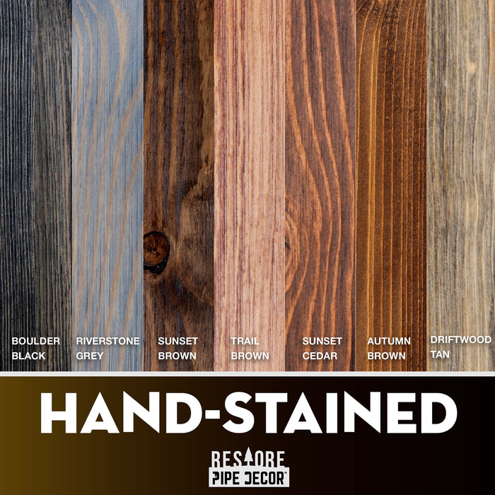 RESTORE Sunset Cedar 24 in. Shelves with Straight Brackets - Sweatfully