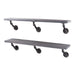 RESTORE Riverstone Grey 36 in. Shelves with Angled Brackets - Sweatfully