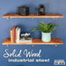 RESTORE Sunset Cedar 36 in. Shelves with Straight Brackets - Sweatfully