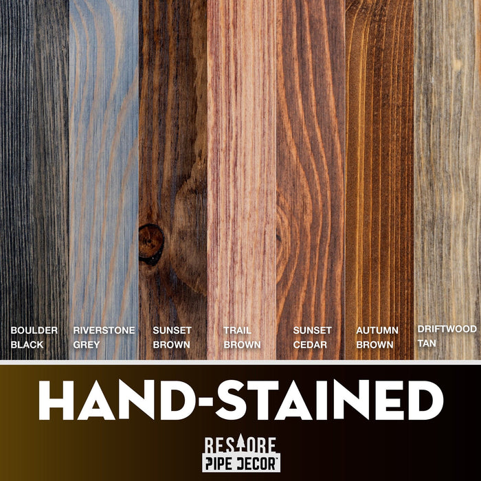 RESTORE Sunset Cedar 36 in. Shelves with Straight Brackets - Sweatfully