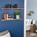 RESTORE Sunset Cedar 36 in. Shelves with Straight Brackets - Sweatfully
