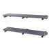 RESTORE Riverstone Grey 36 in. Shelves with Straight Brackets - Sweatfully