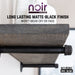 RESTORE Boulder Black 36 in. Shelves with Noir Pre-finished Straight Brackets - Sweatfully