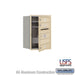 Salsbury 6 Door High Recessed Mounted 4C Horizontal Mailbox with 3 Doors in Sandstone with USPS Access - Front Loading - Sweatfully