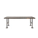 RESTORE Boulder Black Solid Live Edge Wood Accent Bench - Sweatfully
