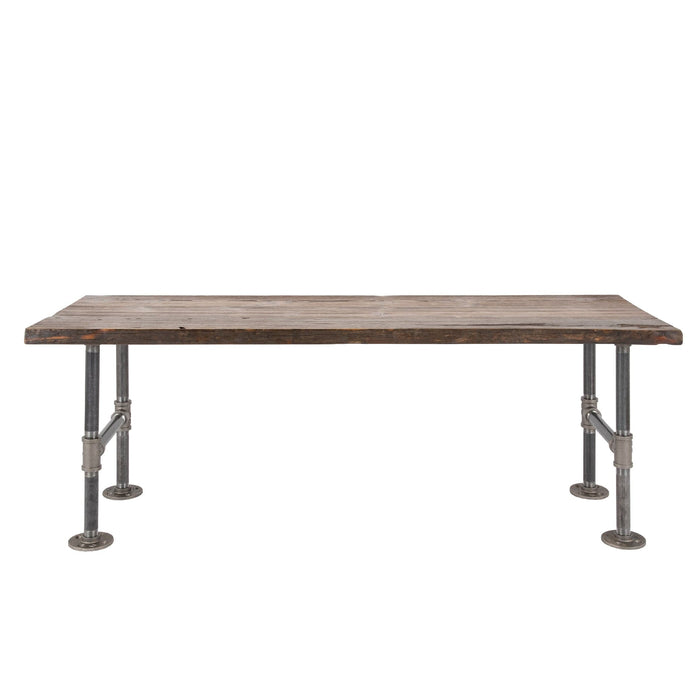 RESTORE Trail Brown Solid Live Edge Wood Accent Bench - Sweatfully