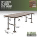 RESTORE Trail Brown Solid Live Edge Wood Accent Bench - Sweatfully