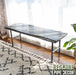 RESTORE Riverstone Grey Solid Live Edge Wood Accent Bench - Sweatfully