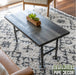 RESTORE Boulder Black Solid Wood Coffee Table - Sweatfully