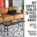 RESTORE Boulder Black Solid Wood Coffee Table - Sweatfully