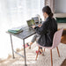 RESTORE Boulder Black Solid Wood Office Desk - Sweatfully