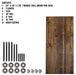 RESTORE Trail Brown Solid Wood Office Desk - Sweatfully