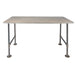 RESTORE Riverstone Grey Solid Wood Office Desk - Sweatfully