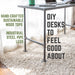 RESTORE Riverstone Grey Solid Wood Office Desk - Sweatfully
