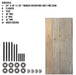 RESTORE Riverstone Grey Solid Wood Office Desk - Sweatfully