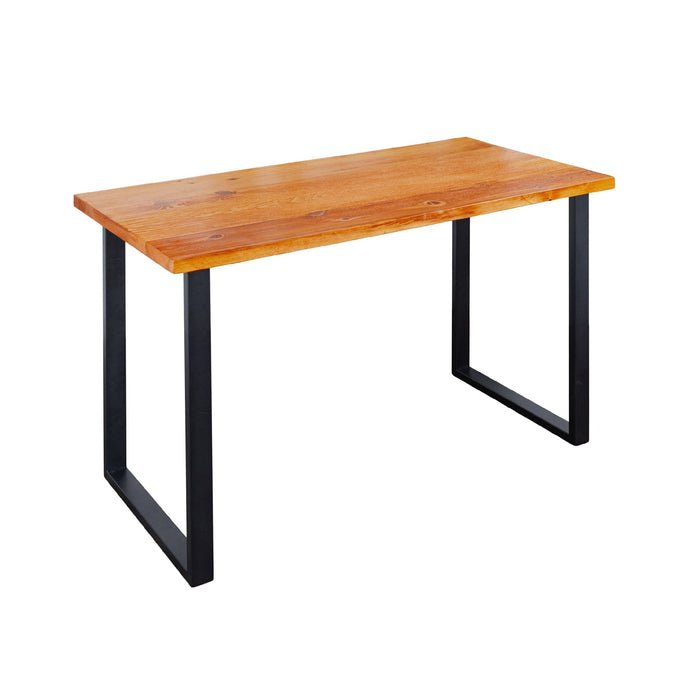Skyline Sunset Cedar Solid Wood Desk with 28 in. Landscape Legs - Sweatfully