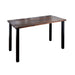 Skyline Trail Brown Solid Wood Desk with 28 in. High-Rise Legs - Sweatfully