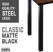Skyline Trail Brown Solid Wood Desk with 28 in. High-Rise Legs - Sweatfully