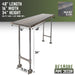 RESTORE Boulder Black Solid Live Edge Wood Console Table - Sweatfully