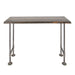 RESTORE Trail Brown Solid Live Edge Wood Console Table - Sweatfully
