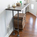 RESTORE Trail Brown Solid Live Edge Wood Console Table - Sweatfully