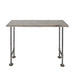 RESTORE Riverstone Grey Solid Live Edge Wood Console Table - Sweatfully