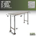 RESTORE Riverstone Grey Solid Live Edge Wood Console Table - Sweatfully