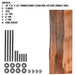 RESTORE Sunset Cedar Solid Live Edge Wood Console Table - Sweatfully