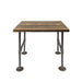 RESTORE Boulder Black Solid Wood End Table - Sweatfully