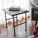 RESTORE Boulder Black Solid Wood End Table - Sweatfully