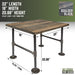 RESTORE Boulder Black Solid Wood End Table - Sweatfully