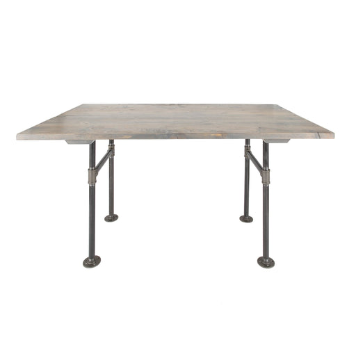 RESTORE Riverstone Grey Solid Wood Dining Table - Sweatfully