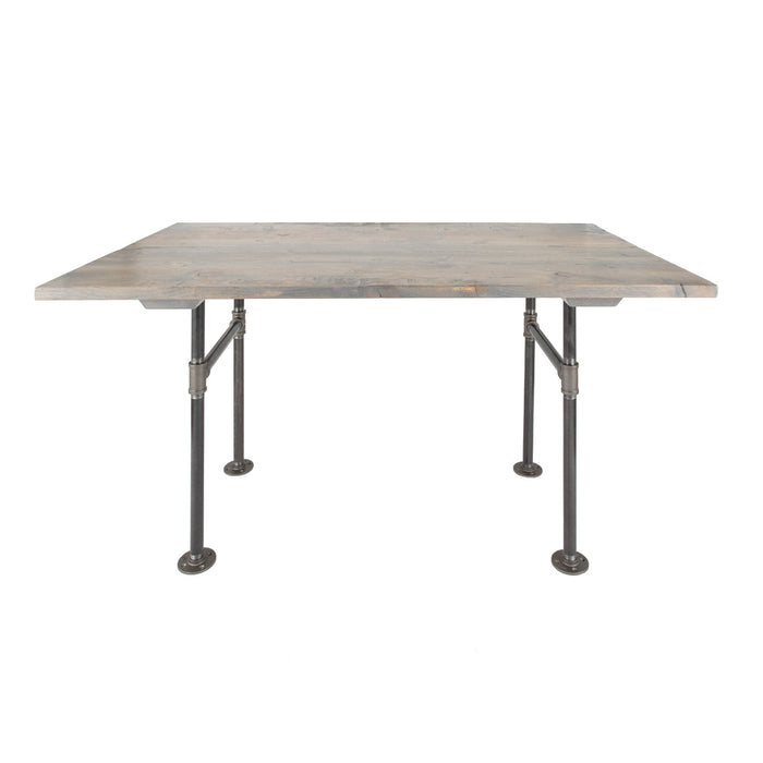 RESTORE Riverstone Grey Solid Wood Dining Table - Sweatfully