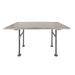 RESTORE Riverstone Grey Solid Wood Dining Table - Sweatfully