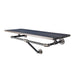 24 in. Wall Mounted Clothing Rack with Wood Shelf, Boulder Black - Sweatfully