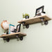 RESTORE Driftwood Tan 24 in. Shelves with L-Shaped Brackets - Sweatfully