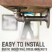 RESTORE Autumn Brown 24 in. Shelves with L-Shaped Brackets - Sweatfully