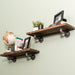 RESTORE Trail Brown 24 in. Shelves with L-Shaped Brackets - Sweatfully