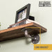 RESTORE Sunset Brown 24 in. Shelves with L-Shaped Brackets - Sweatfully
