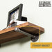 RESTORE Autumn Brown 24 in. Shelves with Straight Brackets - Sweatfully